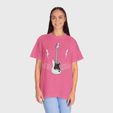 Guitar with Wings - Unisex music tee