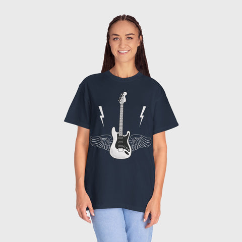 Guitar with Wings - Unisex music tee