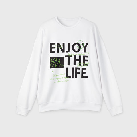 Enjoy the Life - Drop Shoulder Sweatshirt