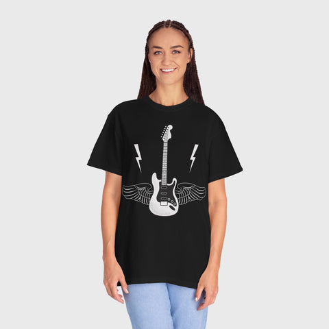 Guitar with Wings - Unisex music tee
