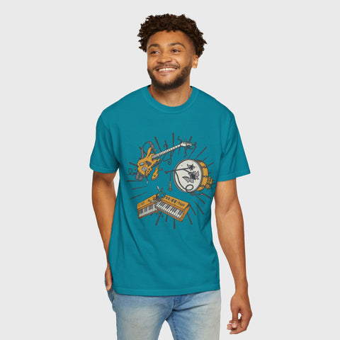Broken Instruments - Unisex music tee