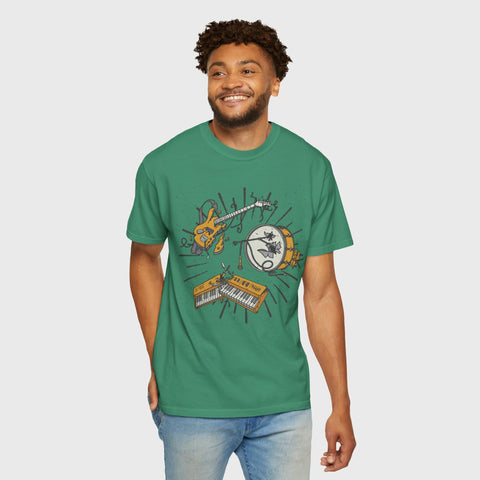 Broken Instruments - Unisex music tee