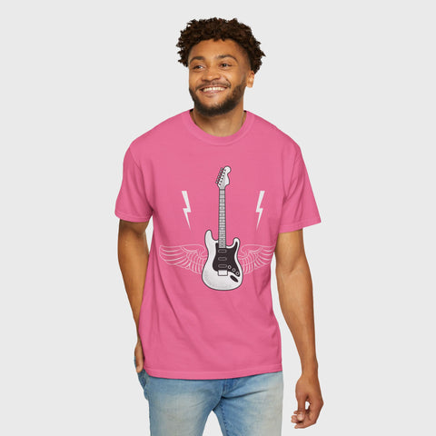 Guitar with Wings - Unisex music tee