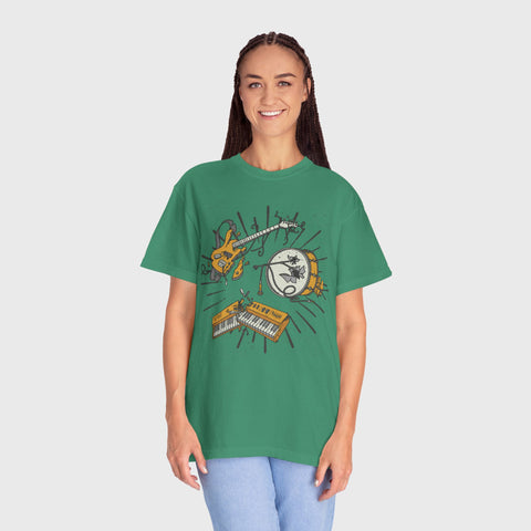Broken Instruments - Unisex music tee