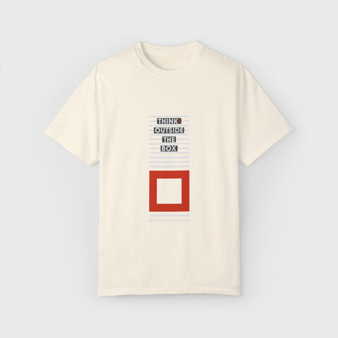 Think Outside the Box - Garment Dyed Tee