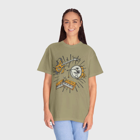 Broken Instruments - Unisex music tee
