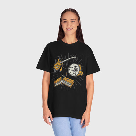 Broken Instruments - Unisex music tee