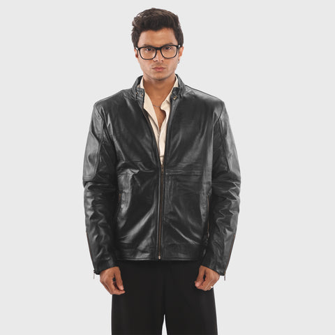The Racer - Men's Leather Jacket
