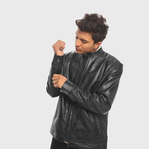 The Cafe Racer - Men's Leather Jacket