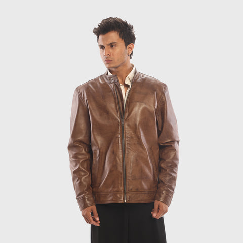 The Cafe Racer - Men's Leather Jacket