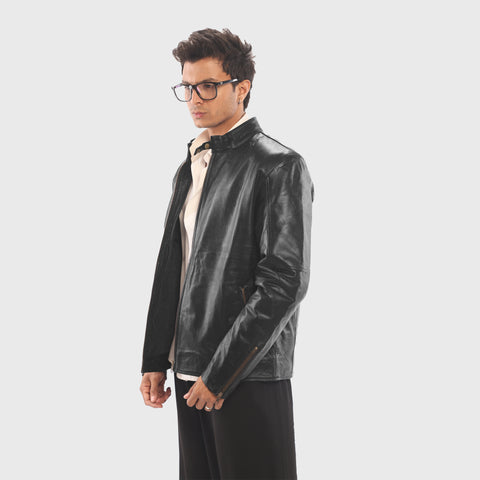 The Racer - Men's Leather Jacket