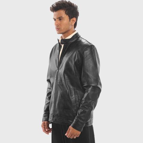 The Cafe Racer - Men's Leather Jacket