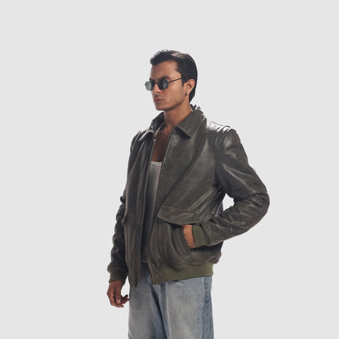 The Falcon - Men's Leather Jacket