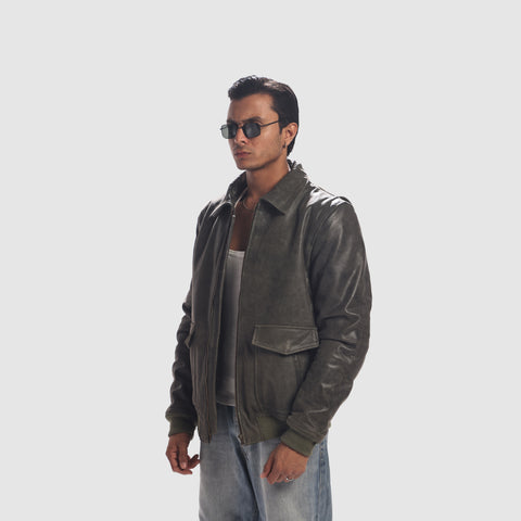The Falcon - Men's Leather Jacket