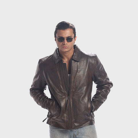 The Rough Vintage - Men's Leather Jacket