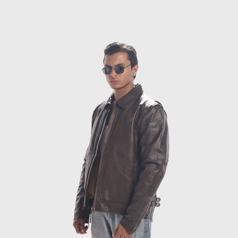 The Rough Vintage - Men's Leather Jacket