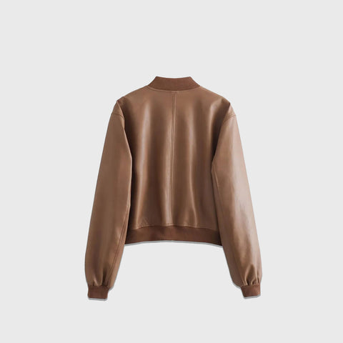 The Bomber - Women's Leather Jacket