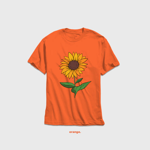 Sunflower Bloom - Crew Neck Tee