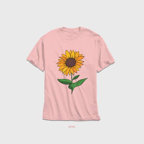 Sunflower Bloom - Crew Neck Tee