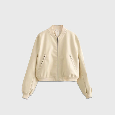 The Bomber - Women's Leather Jacket