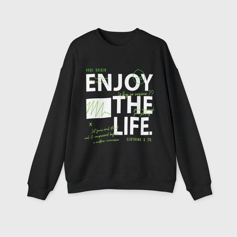 Enjoy the Life - Drop Shoulder Sweatshirt