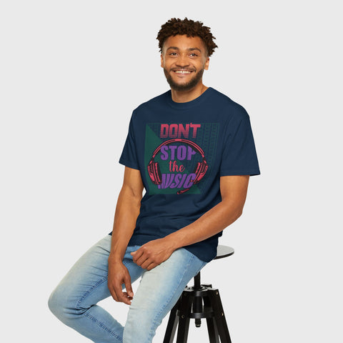 Don't Stop the Music - Unisex music tee