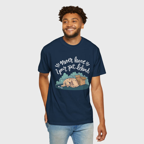 Never Leave the Pet Behind - Unisex pet tee