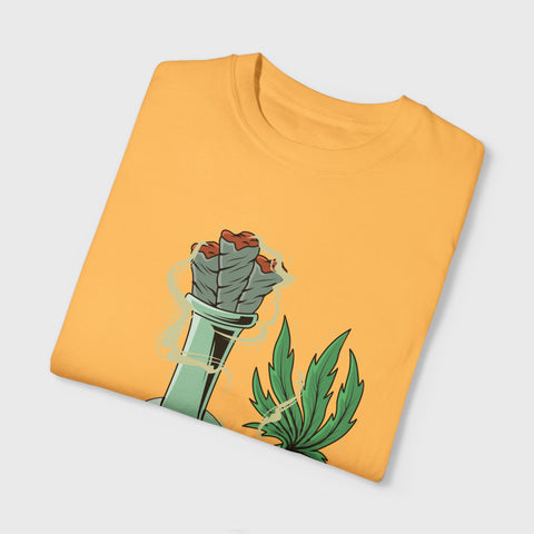 Leaves Burning - Unisex cannabis tee