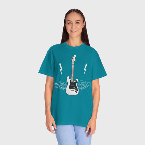 Guitar with Wings - Unisex music tee