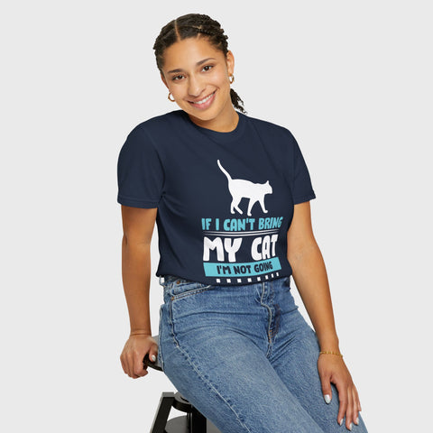 Can't Bring the Cat - Unisex pet tee