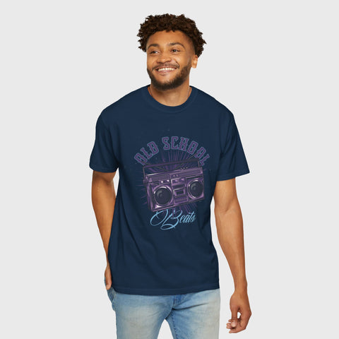 Old School Beats - Unisex music tee