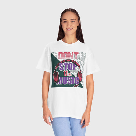 Don't Stop the Music - Unisex music tee