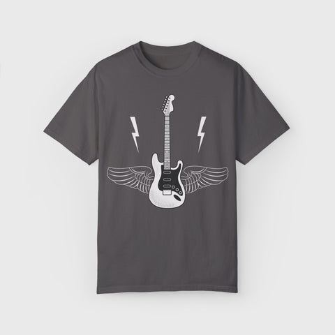 Guitar with Wings - Unisex music tee