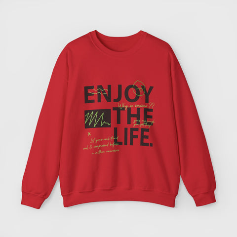 Enjoy the Life - Heavy Blend™ Crewneck Sweatshirt