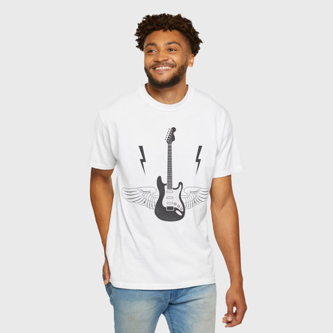 Guitar with Wings - Unisex music tee