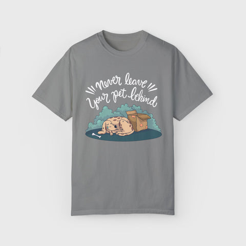 Never Leave the Pet Behind - Unisex pet tee