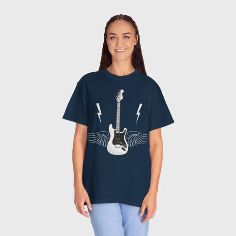 Guitar with Wings - Unisex music tee