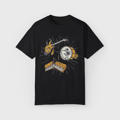 Broken Instruments - Unisex music tee