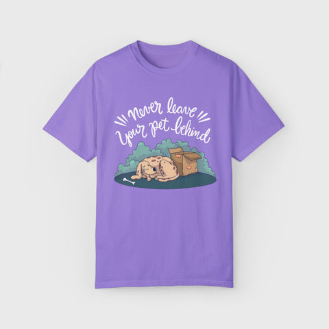 Never Leave the Pet Behind - Unisex pet tee