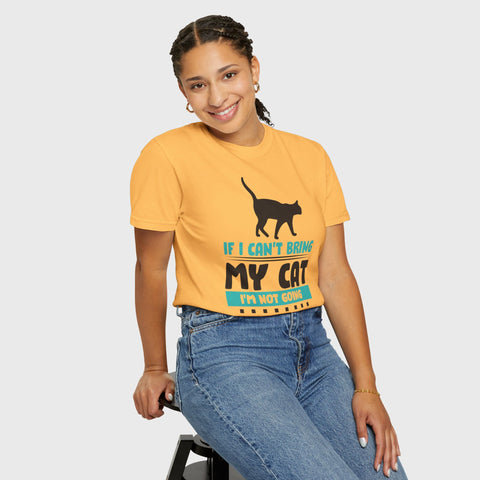 Can't Bring the Cat - Unisex pet tee