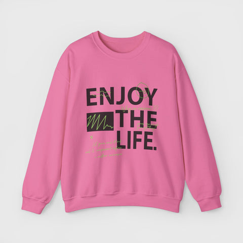 Enjoy the Life - Heavy Blend™ Crewneck Sweatshirt