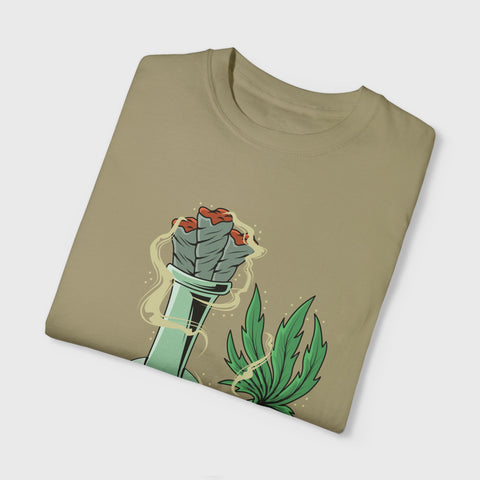 Leaves Burning - Unisex cannabis tee