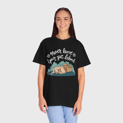 Never Leave the Pet Behind - Unisex pet tee