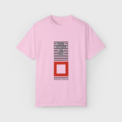 Think Outside the Box - Garment Dyed Tee