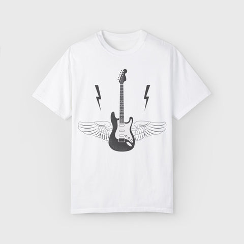 Guitar with Wings - Unisex music tee