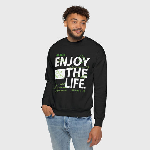 Enjoy the Life - Drop Shoulder Sweatshirt