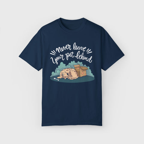 Never Leave the Pet Behind - Unisex pet tee