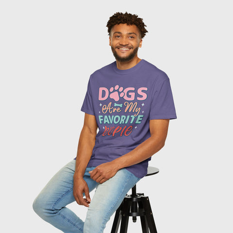 Dogs Are My Favourite - Unisex pet tee