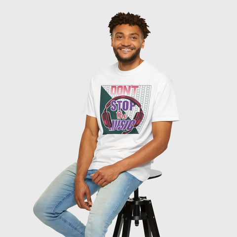 Don't Stop the Music - Unisex music tee