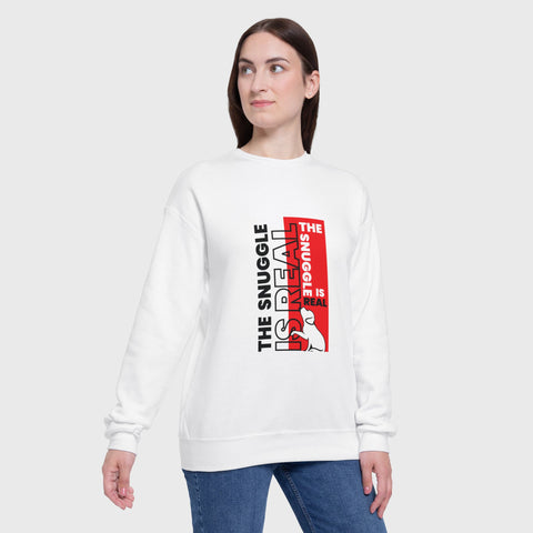 The Struggle is Real - Drop Shoulder Sweatshirt